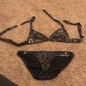 Animal print bikini